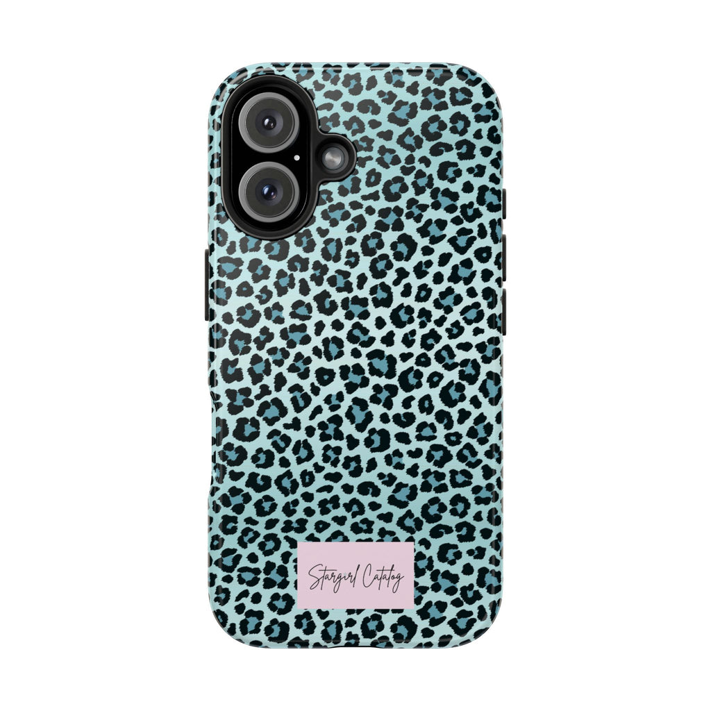 Blue Leopard iPhone Case