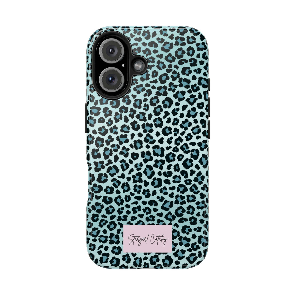 Blue Leopard iPhone Case