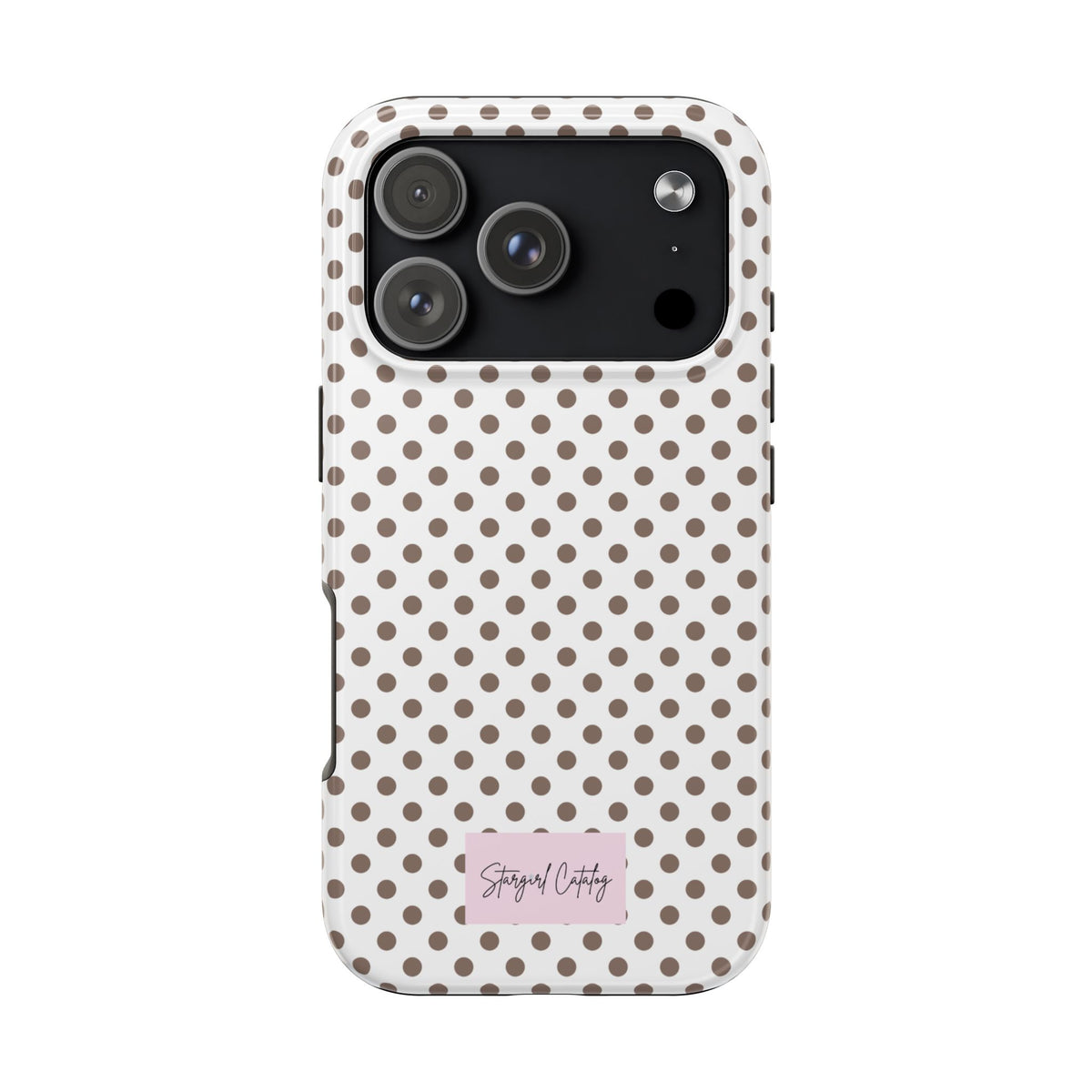 Brown Polka Dot Case
