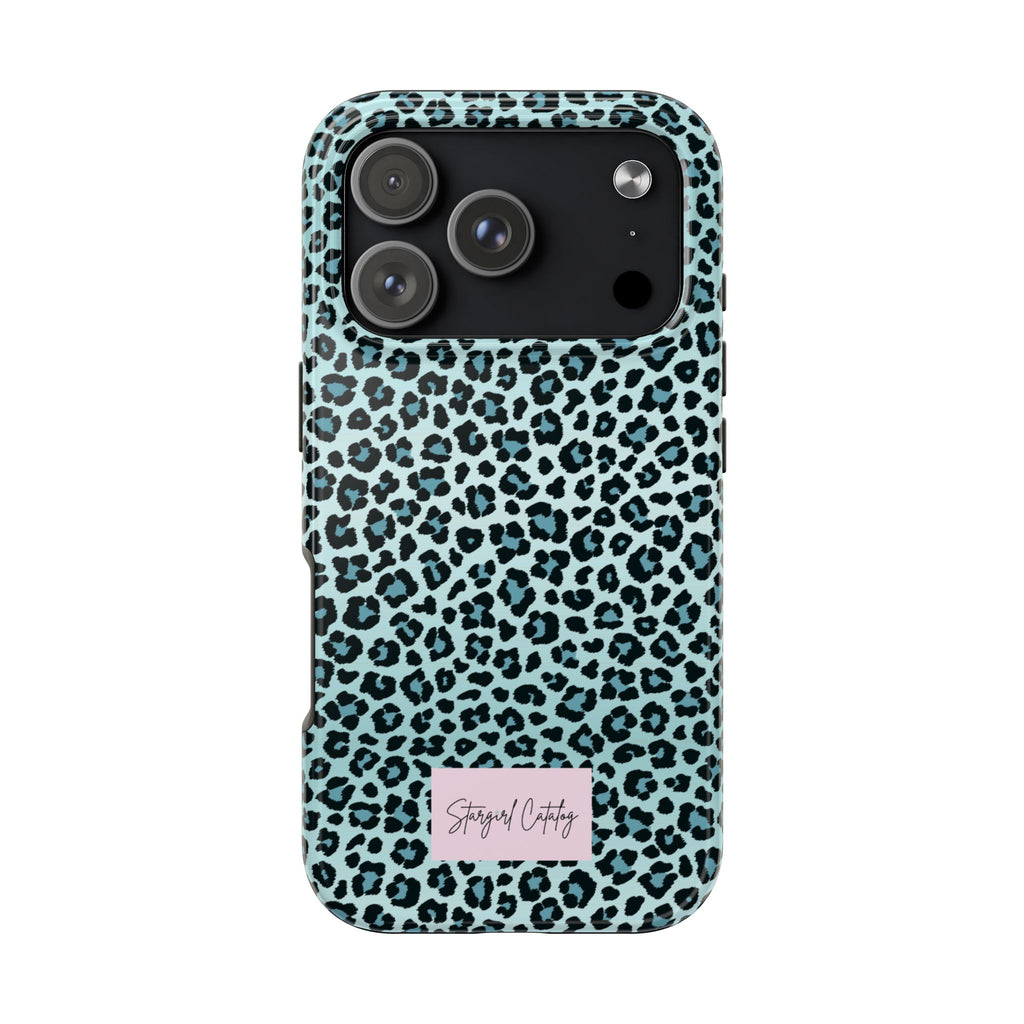 Blue Leopard iPhone Case