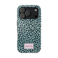 Blue Leopard iPhone Case