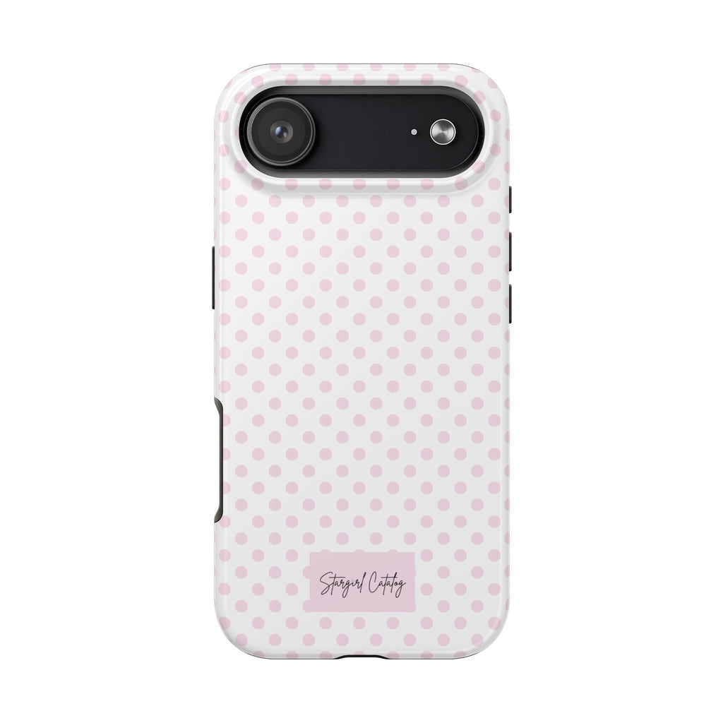 Pink Polka Dot iPhone Case