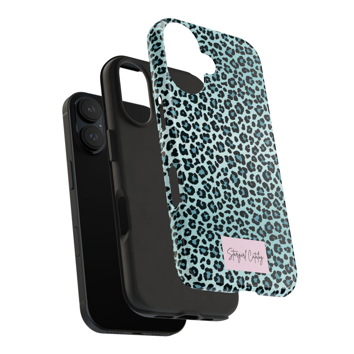 Blue Leopard iPhone Case