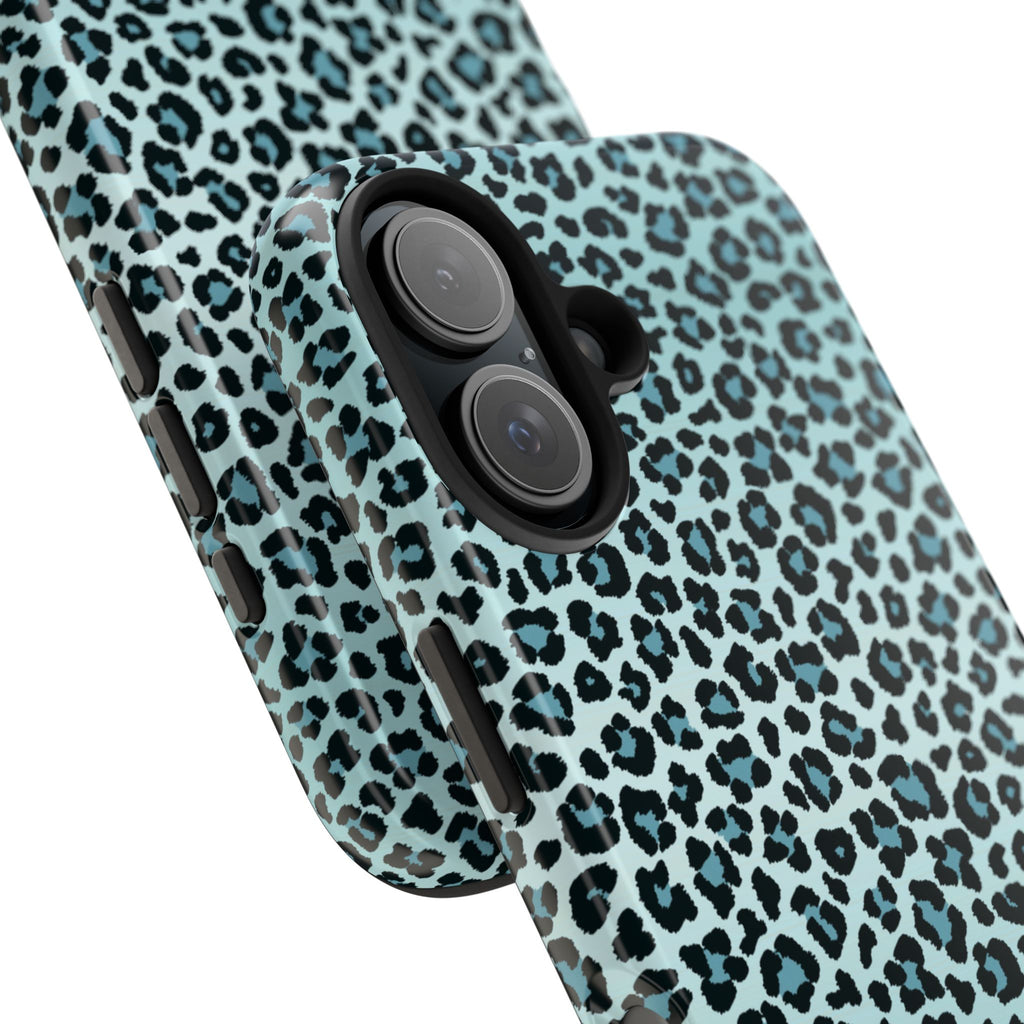 Blue Leopard iPhone Case