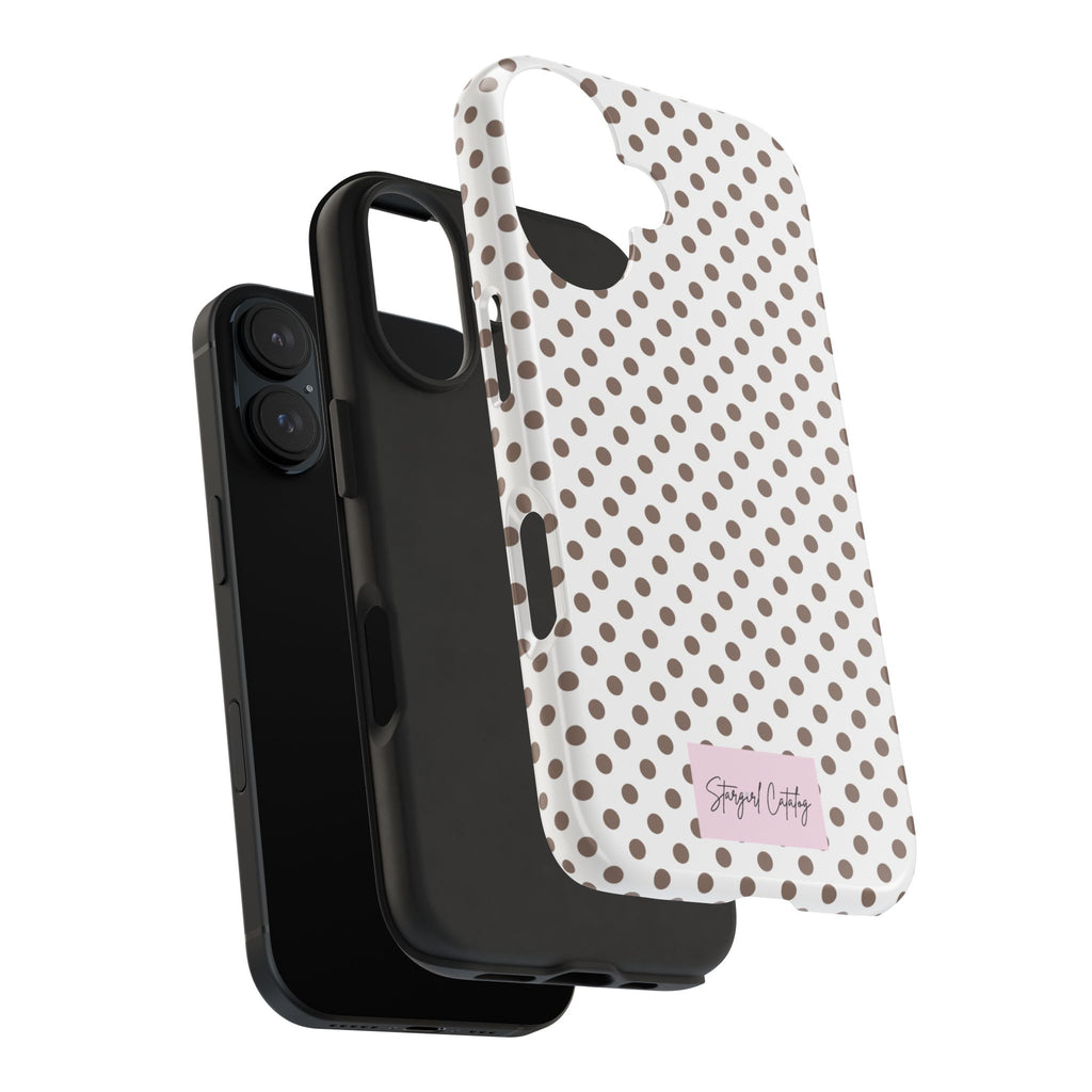 Brown Polka Dot Case